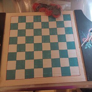 Hand Made and Hand Painted - Checkerboard